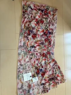 花柄シフォンスカーフ FREE
