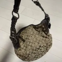 コーチ ショルダーバッグ ベージュ ブラウン