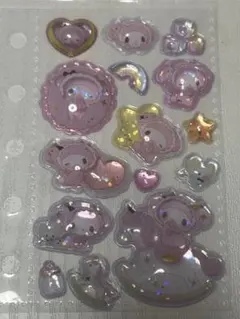 マイメロボンボンドロップシール