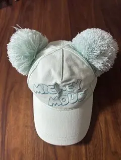 ミッキーマウス ポンポンキャップ 水色のサムネイル