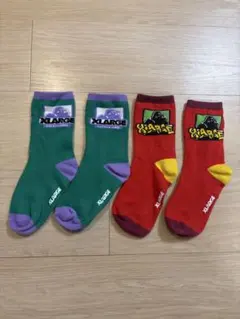 XLARGE キッズ靴下 2足セット　17〜19cm
