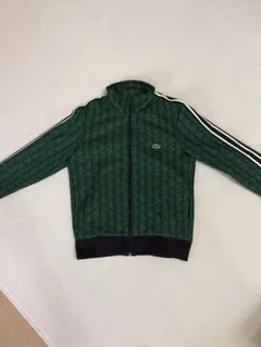 LACOSTE モノグラム柄 トラックジャケット 緑のサムネイル