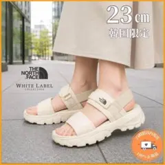 ラスト1点！23cm【新品】ノースフェイス ヘキサ ルックス 厚底サンダル 白のサムネイル