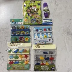 新品未開封あり‼︎お弁当ピック まとめ売り トイストーリー 新幹線 恐竜 はたらくのサムネイル