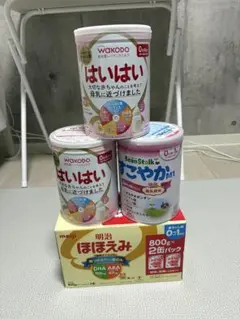 【はいはい・すこやか・ほほえみ】粉ミルク 800×5缶セット