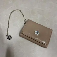 CLATHAS 三つ折り財布 チェーン付き ベージュのサムネイル