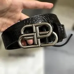 BALENCIAGA クロコ型押しベルト - メルカリ