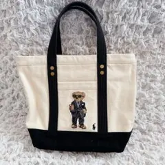 ⭐︎新品⭐︎ポロベア⭐︎Ralph Lauren⭐︎キャンバススモールPoloベアトート