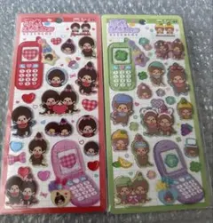 カミオジャパン　クラックス　モンチッチ　平成ハッピーフォン　2種　新品　正規品