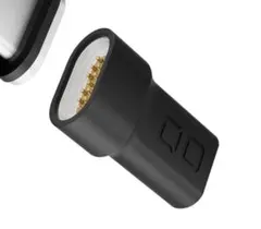 CIO USB-C マグネット 変換アダプタ ストレート ブラック 端子なし