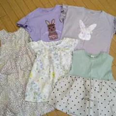 130サイズ　Tシャツ、ワンピースまとめ売り