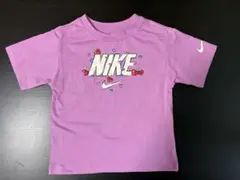 NIKE 半袖Tシャツ パープル チェリー柄 4T 98-104cm