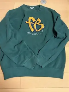 FUBU NEW YORK 刺繍ビッグロゴ トレーナー グリーン 90s 美品 - メルカリ