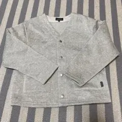 リリー様専用　グレー Vネック ニットカーディガン