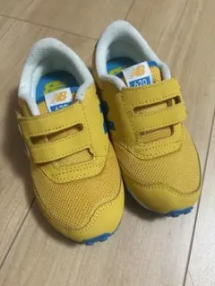 18cm New Balance 620 イエロー キッズスニーカー