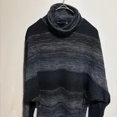 united bamboo 【2】タートルネック トップス ボーダー ドルマン