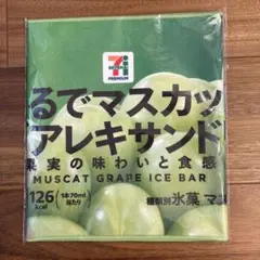 ハッピーくじ　セブンイレブン　F賞　まるでシリーズ　ロングタオル　マスカット