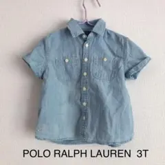 送料込／お値下げ／デニムシャツ  POLO RALPH LAUREN 3T／ポロ
