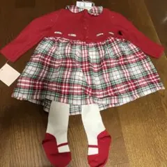 SHABBY CHIC 赤 チェック ワンピース