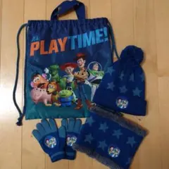 トイ・ストーリー 冬小物セット　ニット帽手袋ネックウォーマー