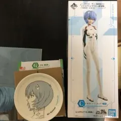 シン・エヴァンゲリオエヴァ　綾波レイフィギュア　綾波レイ小皿　クリアファイル二種