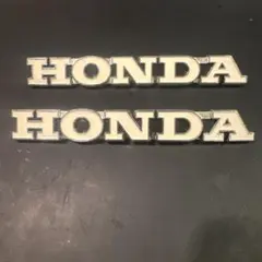 CB400F／CB350F/ HAWK 純正フロントエンブレム(大)ステーセット