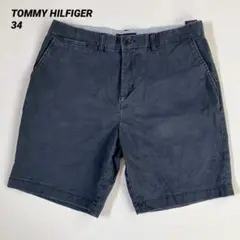 TOMMY HILFIGER トミーヒルフィガー ハーフパンツ 34 紺