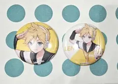 新品 初音ミク ヴィレッジヴァンガード ヴィレバン 鏡音レン 缶バッジ セット