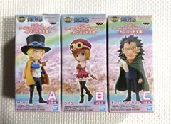 ワンピース フィギュアセット A B C サボ　コアラ　ドラゴン　ワーコレ