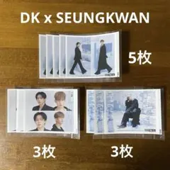 DK x SEUNGKWAN ラベル缶　ステッカー