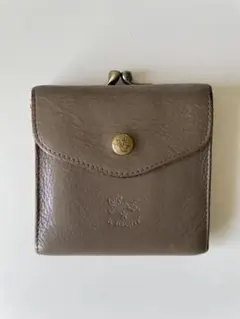 イルビゾンテ レザー 三つ折り財布 がま口