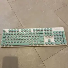 XINMENG 丸型キーキャップキーボード　グリーン