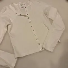 agnes b.× ADAM ET ROPE ホワイト長袖トップス S