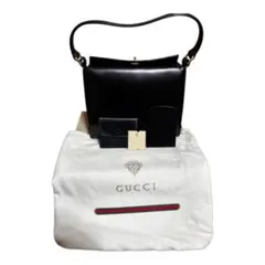 GUCCI オールドグッチ レザーハンドバッ グ箱付