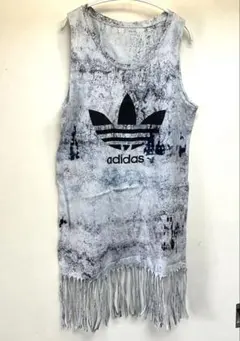 adidas タイダイ　ノースリーブ　チュニック　ワンピース