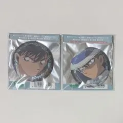 コナンプラザ アニメ30周年 缶バッジ 集められた名探偵 怪盗キッド 工藤新一