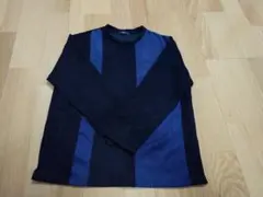 コムサイズム　長袖トップス　スウェード生地