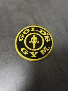 GOLD'S GYM ワッペン ベルクロ面ファスナー付き