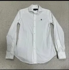 美品　ラルフローレン　白　長袖シャツ 2 Sサイズのサムネイル