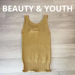 【新品】BEAUTY & YOUTH ノースリーブニットのサムネイル