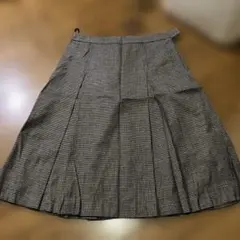 KUMIKYOKU チェック柄 フレアスカート サイズ3