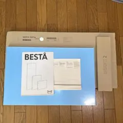 （未組立）IKEA BESTÅ TOFTA ベストー化粧扉 ホワイト①