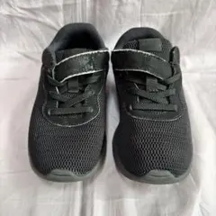 18cm Nike ブラック スニーカー　ベルクロ　ナイキ　クリーニング済み