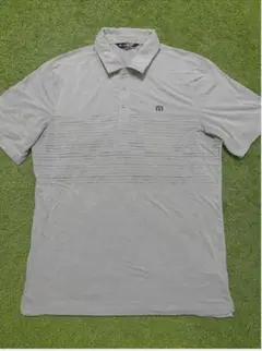 トラヴィスマシュー　TravisMathew ゴルフ　グレー ポロシャツ M