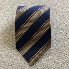 AH ストライプ ネクタイ ネイビー Avon House