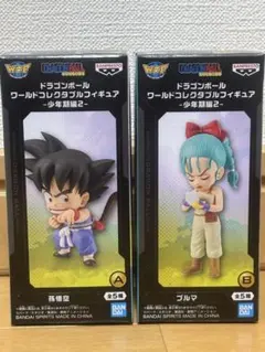 ドラゴンボール ワーコレ 少年期編1 孫悟空 ブルマ 2体セット - メルカリ