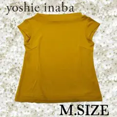 082〚yoshie inaba〛 半袖カットソー マスタード Mサイズのサムネイル