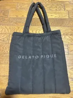 GELATO PIQUE キルティング トートバッグ 黒のサムネイル