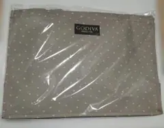 【非売品】GODIVA ベージュ ドット柄 トートバッグ A4横タイプ