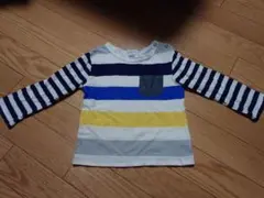 キッズスタジオ ストライプ長袖Tシャツ 90